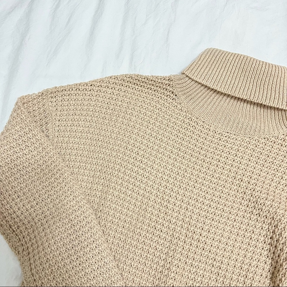 Tan sweater dress